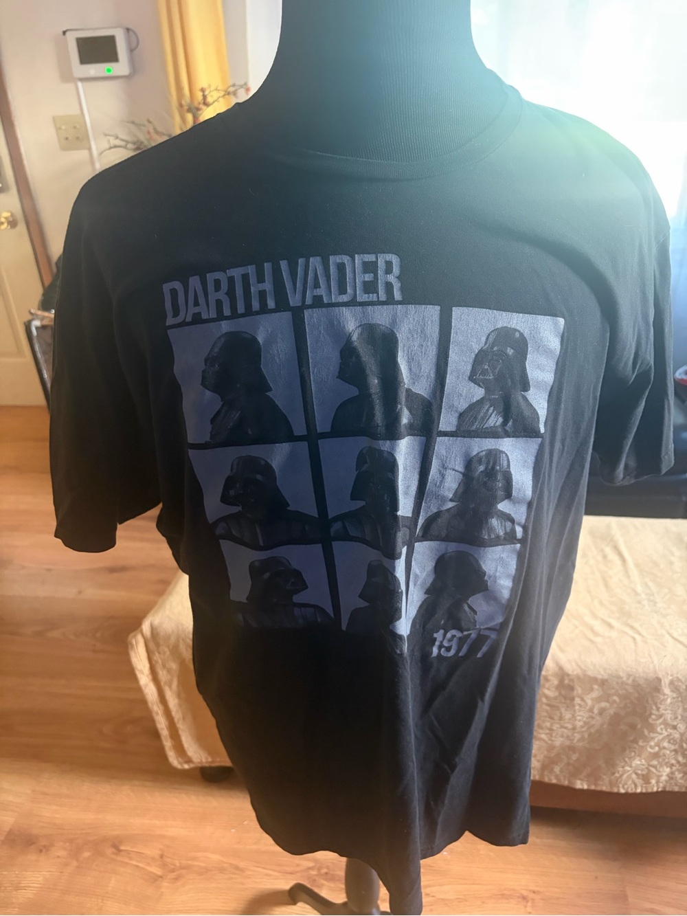 Star Wars Darth Vader Grid Graphic Tee — Black